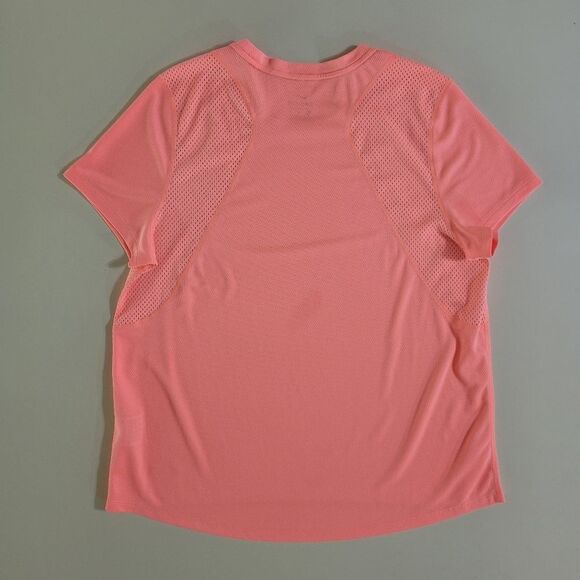 Nike Women's Orange Dri-FIT Crewneck Short Sleeve Top - Picture 15 of 16